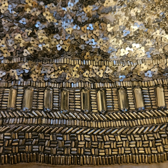 All Saints Spitalfields Metallic Mini Skirt - Picture 6 of 7